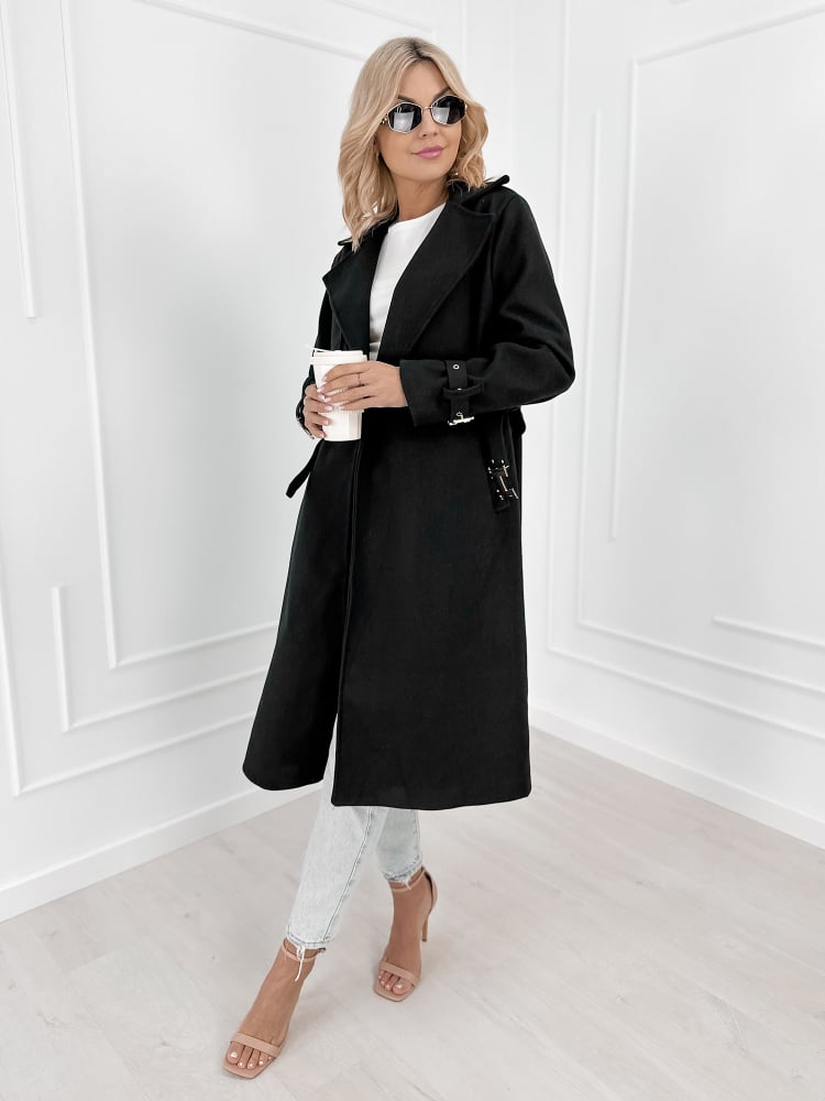 PŁASZCZ TURNER CZARNY