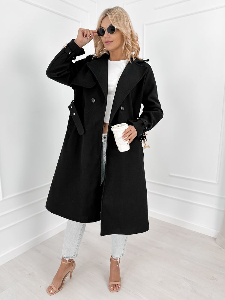 PŁASZCZ TURNER CZARNY