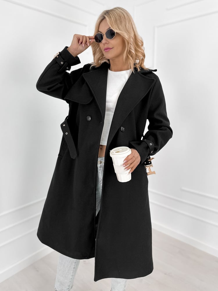 PŁASZCZ TURNER CZARNY