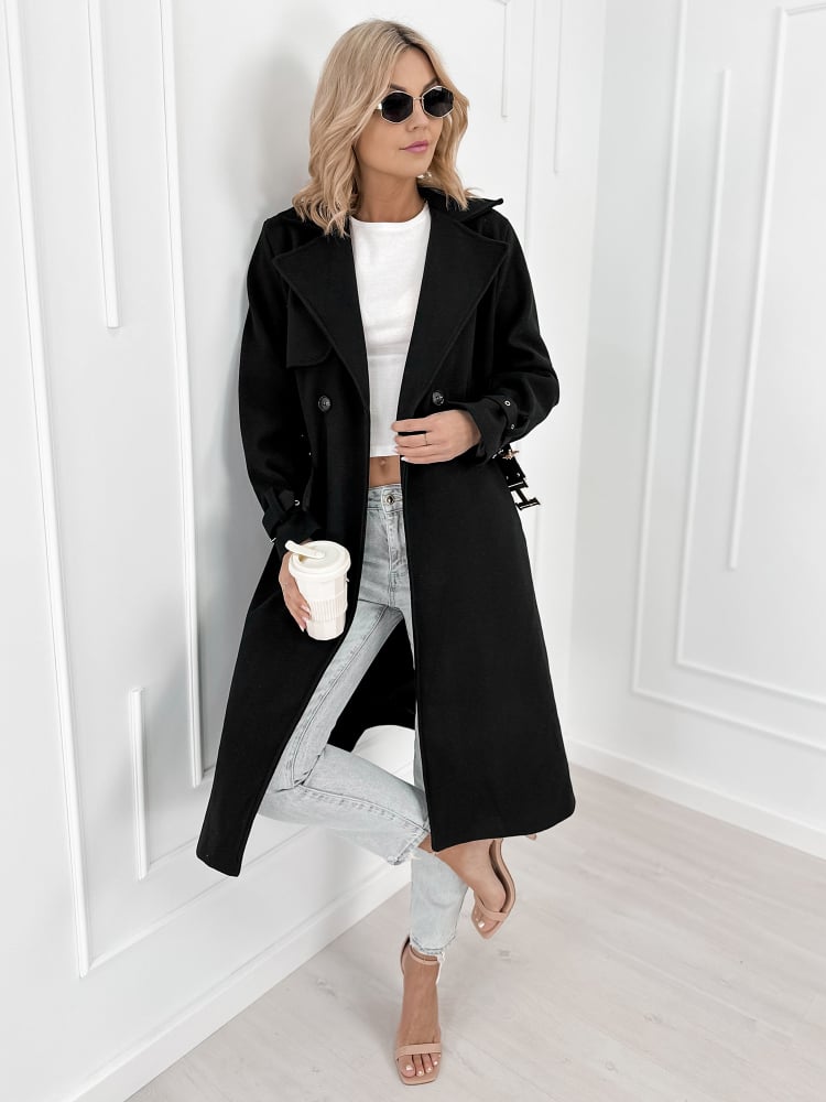 PŁASZCZ TURNER CZARNY