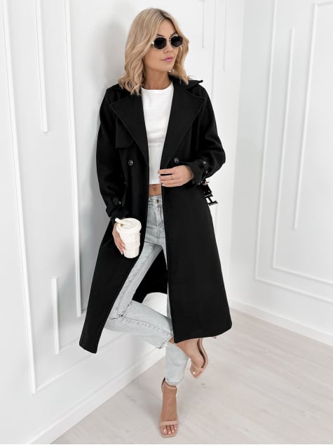 PŁASZCZ TURNER CZARNY