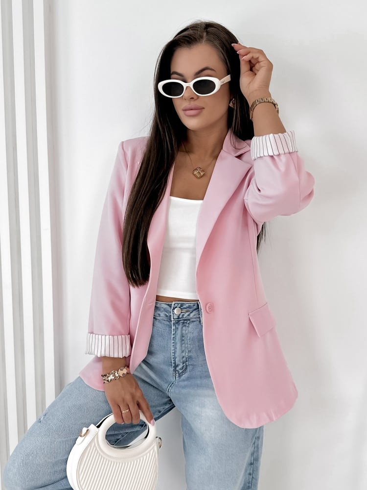 ŻAKIET WINDSOR PUDROWY RÓŻ