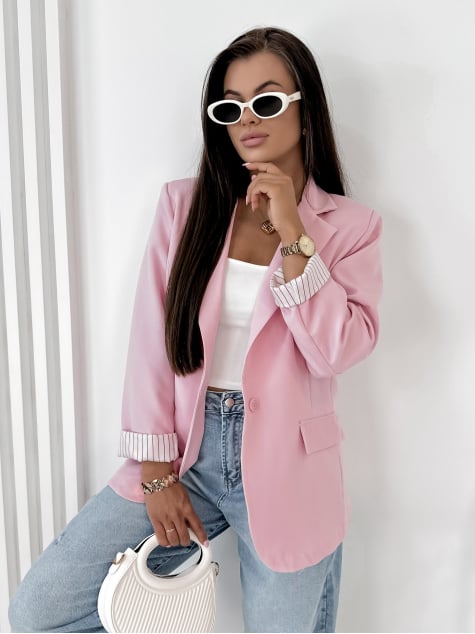 ŻAKIET WINDSOR PUDROWY RÓŻ