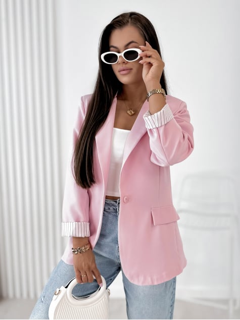 ŻAKIET WINDSOR PUDROWY RÓŻ