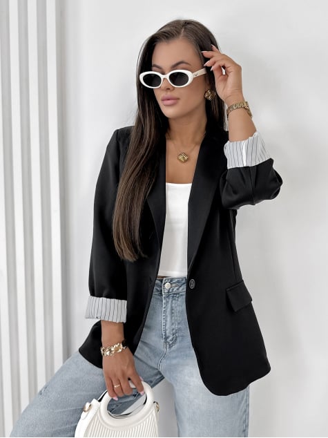 ŻAKIET WINDSOR CZARNY