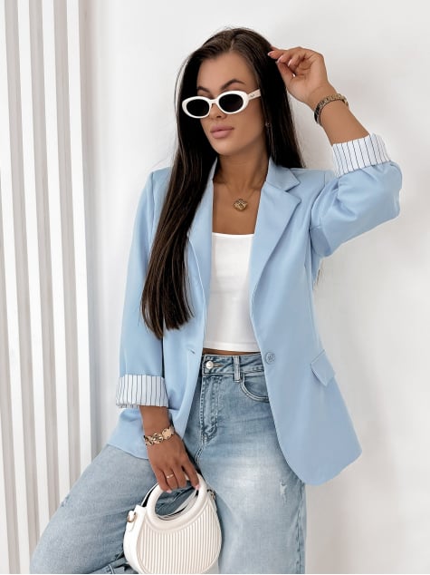 ŻAKIET WINDSOR BŁĘKITNY