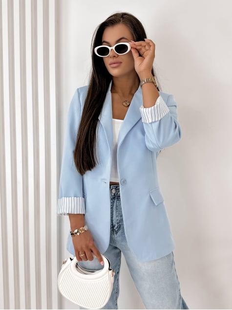 ŻAKIET WINDSOR BŁĘKITNY