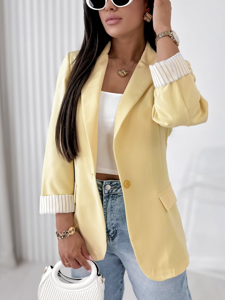 ŻAKIET WINDSOR ŻÓŁTY