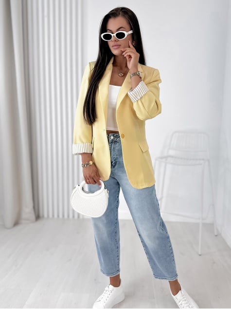 ŻAKIET WINDSOR ŻÓŁTY