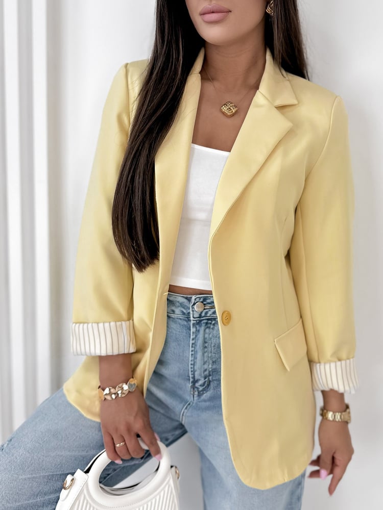 ŻAKIET WINDSOR ŻÓŁTY