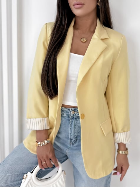 ŻAKIET WINDSOR ŻÓŁTY