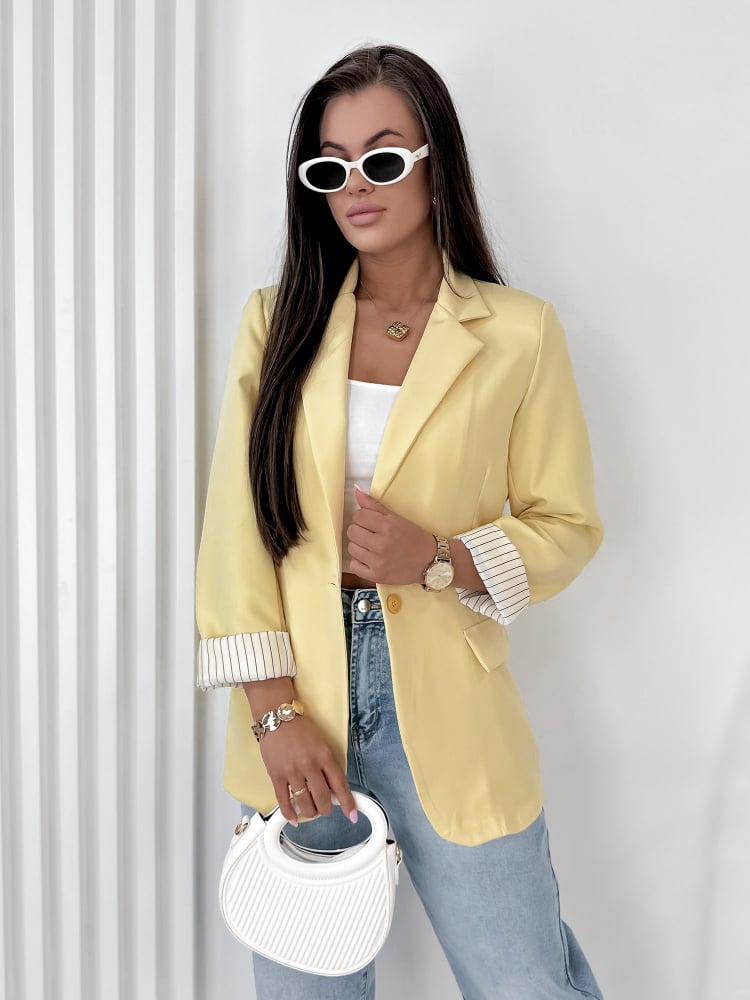 ŻAKIET WINDSOR ŻÓŁTY