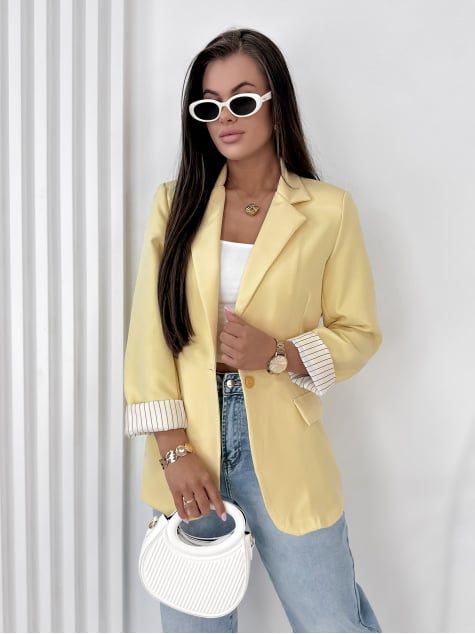 ŻAKIET WINDSOR ŻÓŁTY