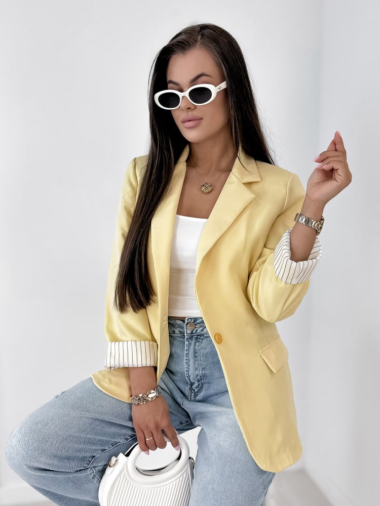 ŻAKIET WINDSOR ŻÓŁTY