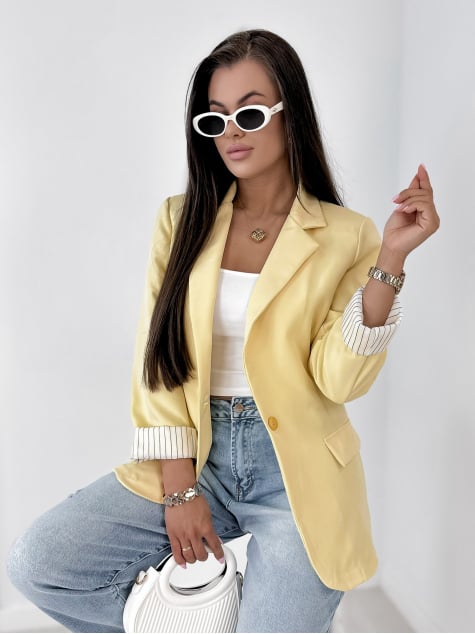 ŻAKIET WINDSOR ŻÓŁTY