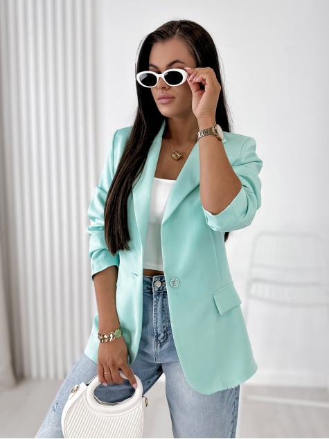 ŻAKIET WINDSOR MIĘTOWY