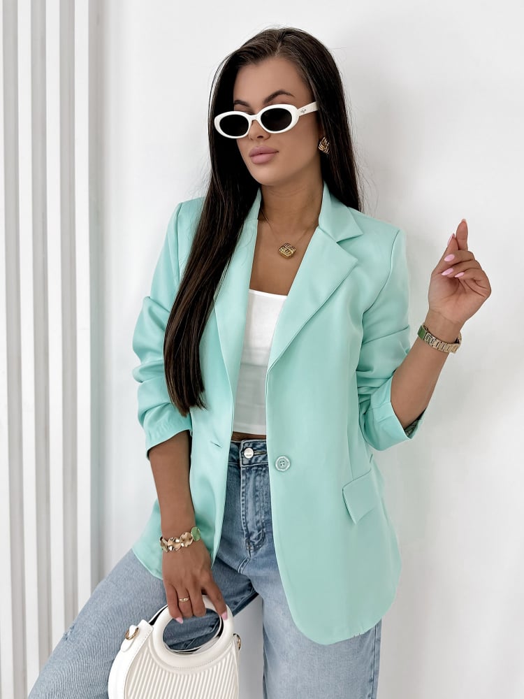 ŻAKIET WINDSOR MIĘTOWY