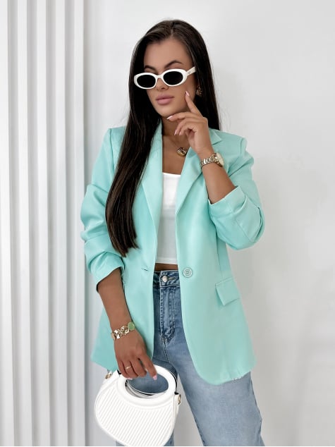 ŻAKIET WINDSOR MIĘTOWY