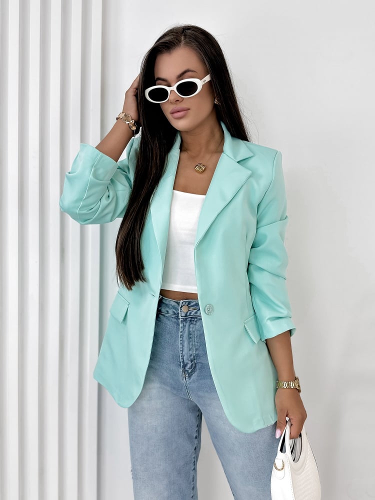 ŻAKIET WINDSOR MIĘTOWY