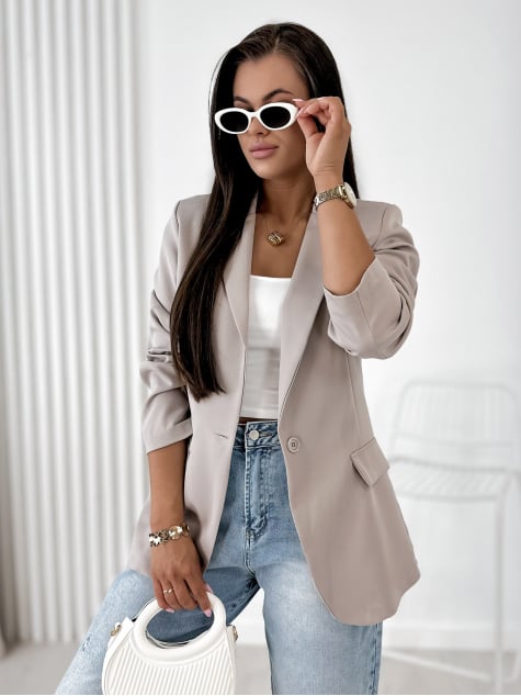 ŻAKIET WINDSOR CIEMNOBEŻOWY