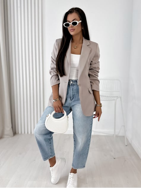 ŻAKIET WINDSOR CIEMNOBEŻOWY