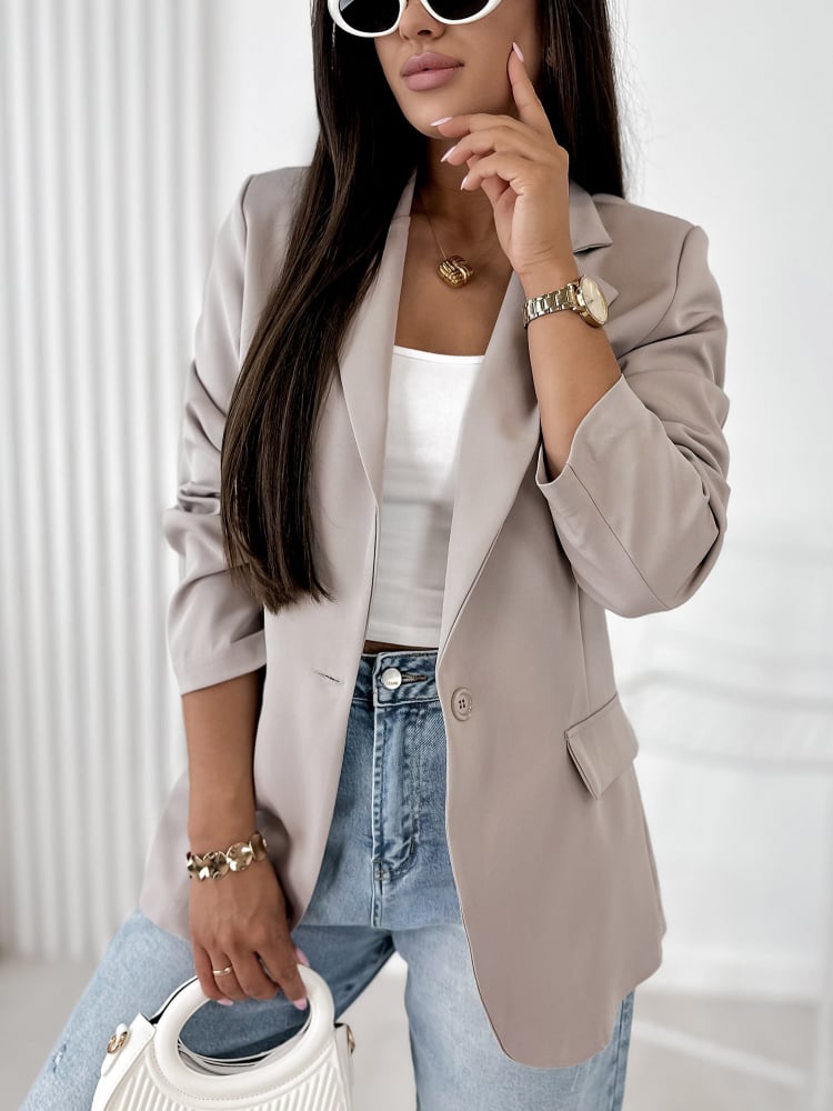 ŻAKIET WINDSOR CIEMNOBEŻOWY