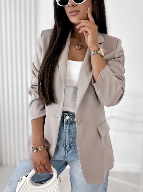 ŻAKIET WINDSOR CIEMNOBEŻOWY