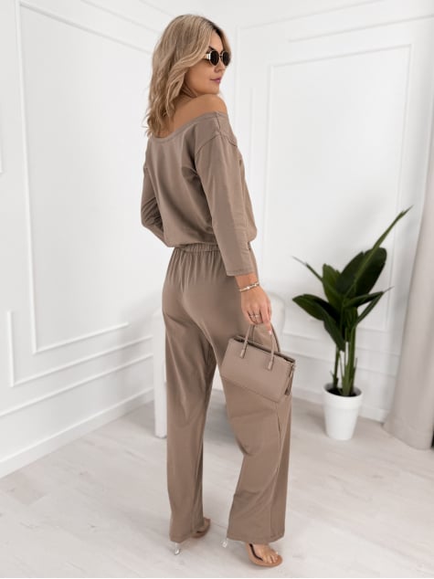 KOMBINEZON ASCOT CIEMNOBEŻOWY