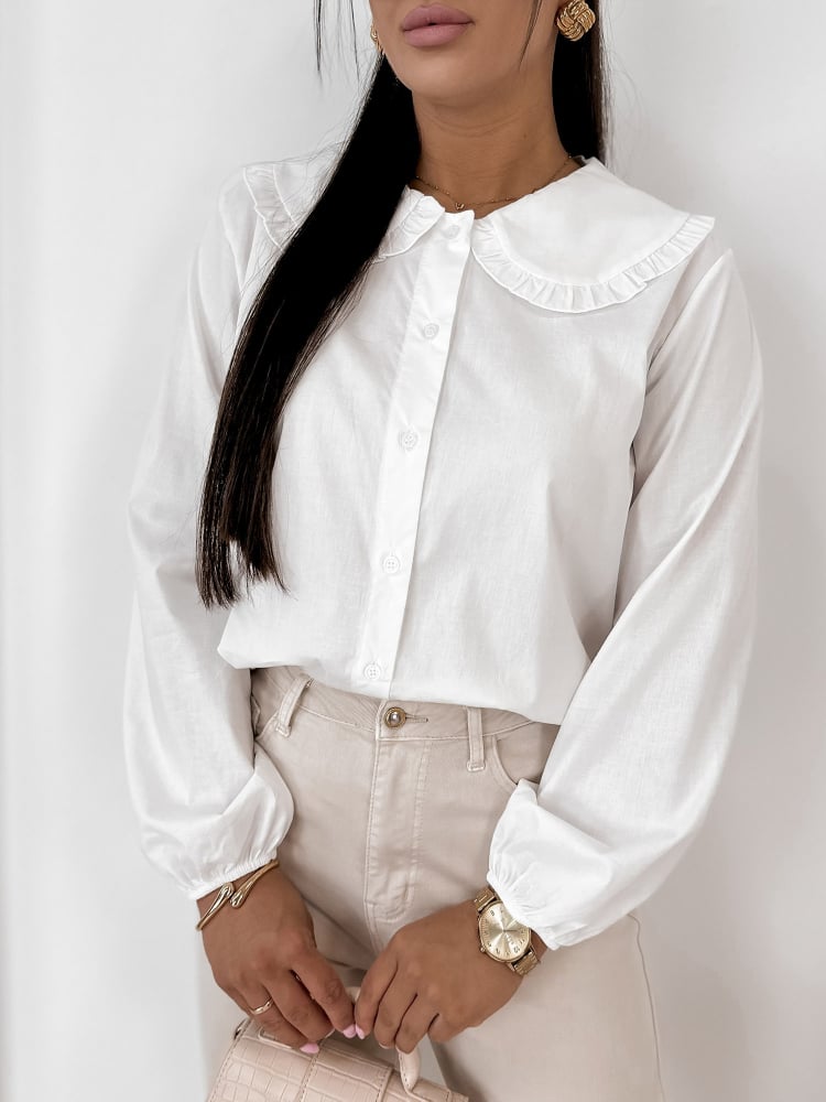 KOSZULA BIZELLE BIAŁA