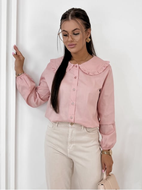 KOSZULA BIZELLE PUDROWY RÓŻ