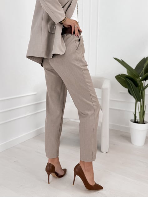 SPODNIE ALICANTE CIEMNOBEŻOWE