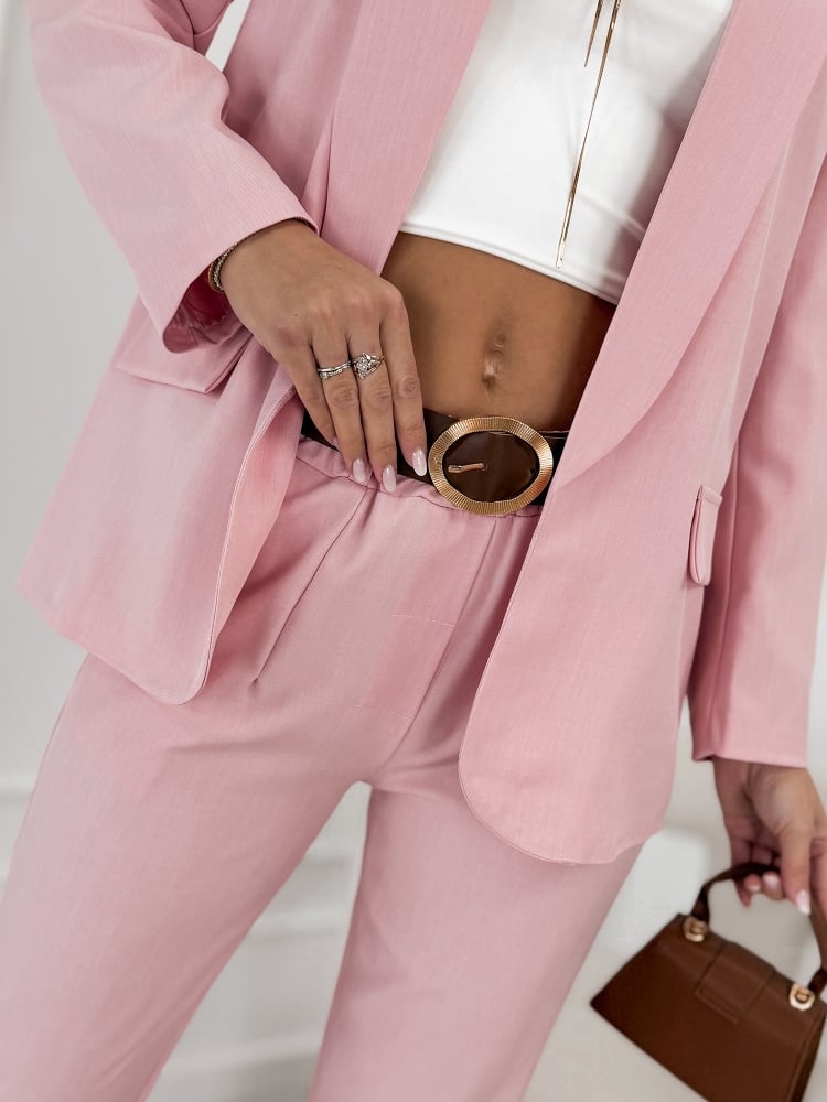 SPODNIE ALICANTE PUDROWY RÓŻ