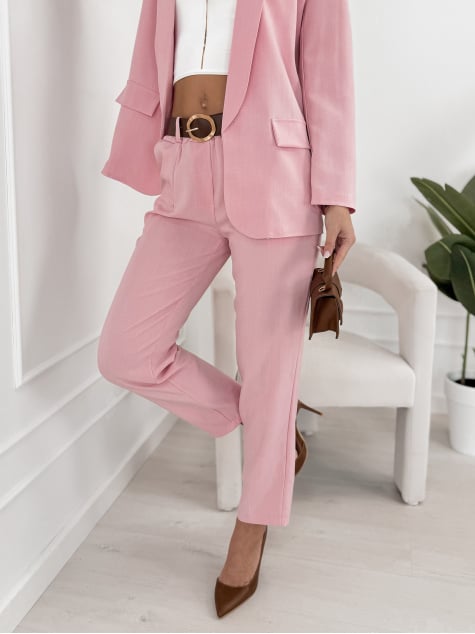 SPODNIE ALICANTE PUDROWY RÓŻ