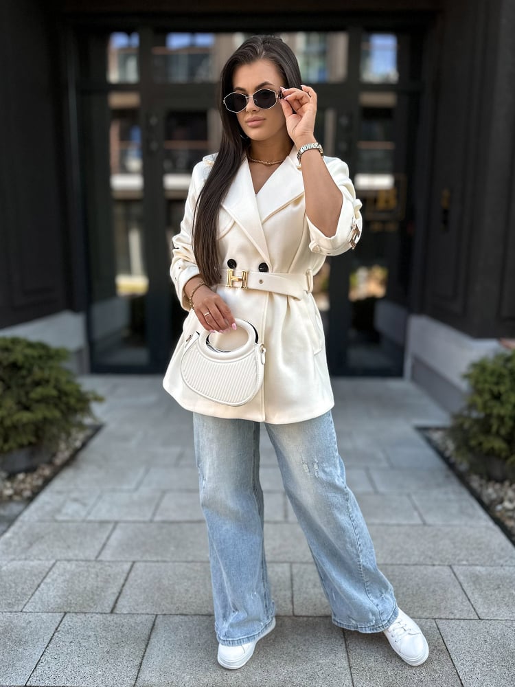 PŁASZCZ LANCASTER ECRU