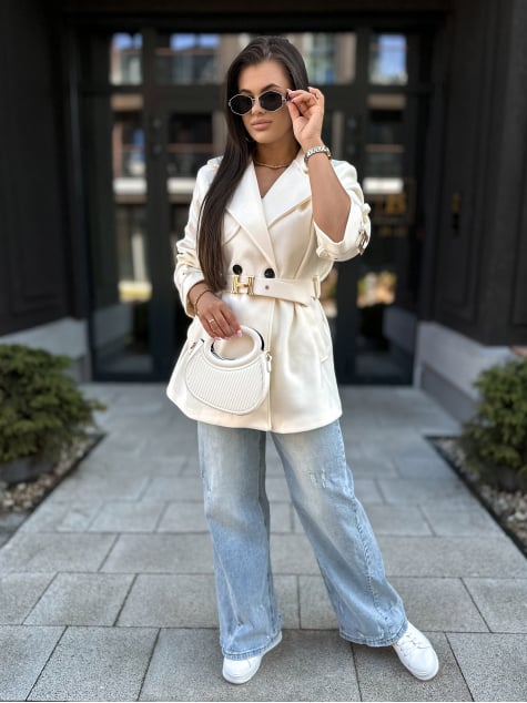 PŁASZCZ LANCASTER ECRU