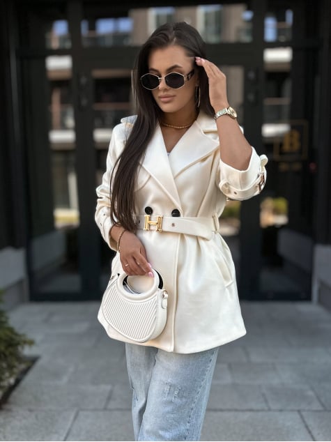 PŁASZCZ LANCASTER ECRU