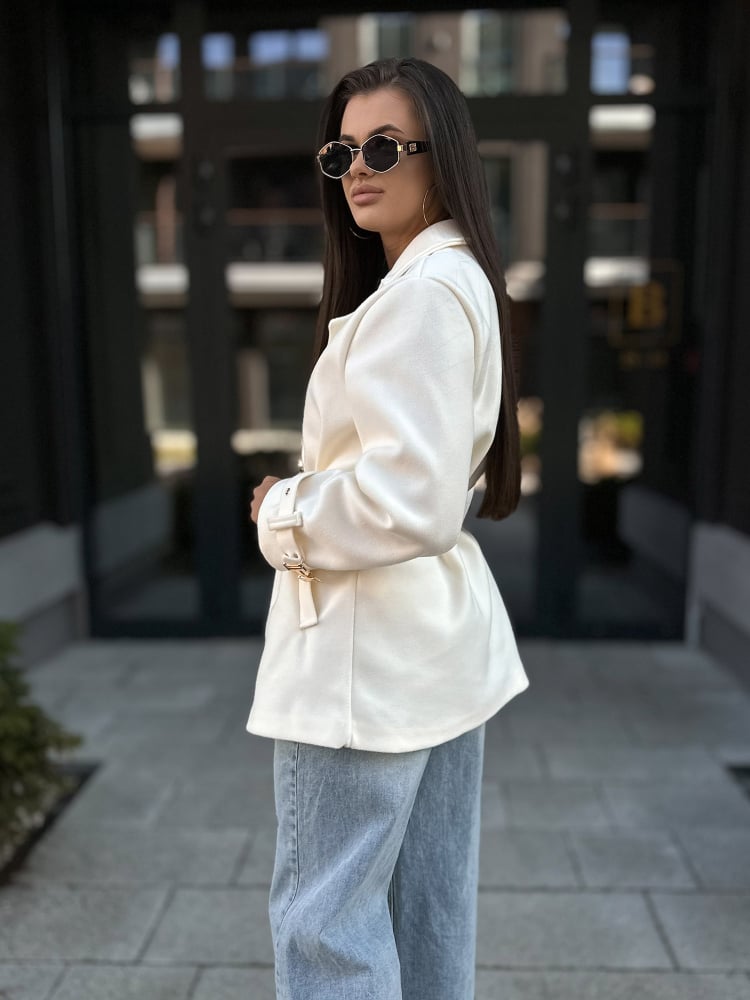 PŁASZCZ LANCASTER ECRU