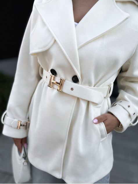 PŁASZCZ LANCASTER ECRU