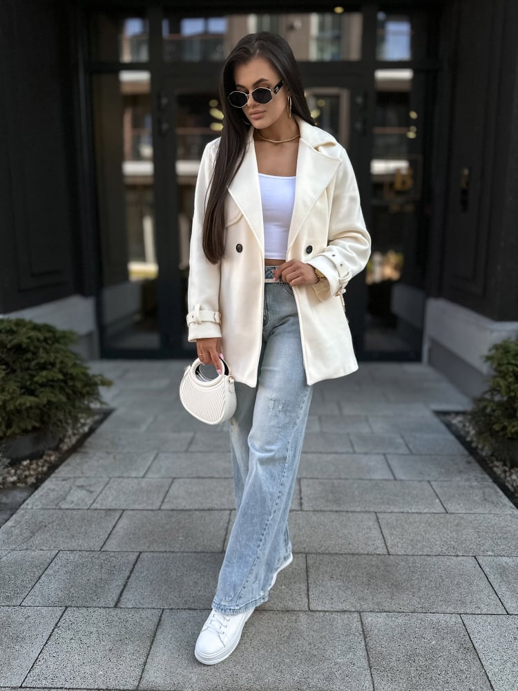 PŁASZCZ LANCASTER ECRU