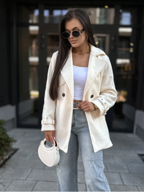 PŁASZCZ LANCASTER ECRU