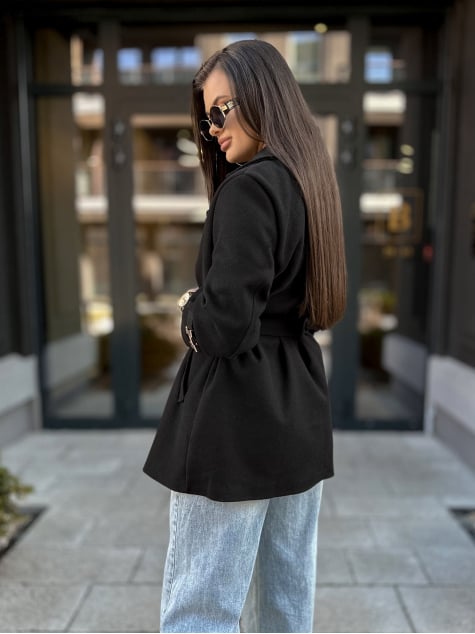 PŁASZCZ LANCASTER CZARNY