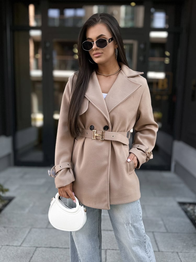 PŁASZCZ LANCASTER BEŻOWY