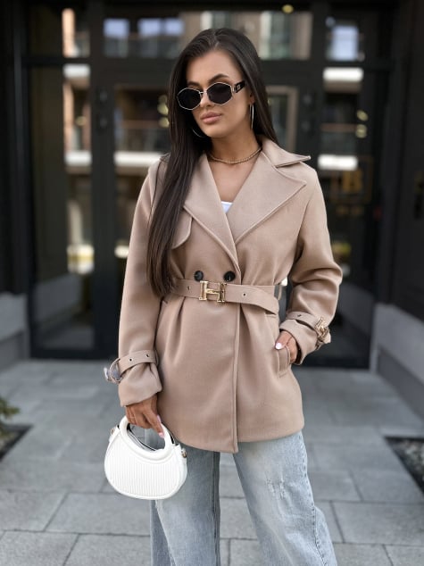 PŁASZCZ LANCASTER BEŻOWY