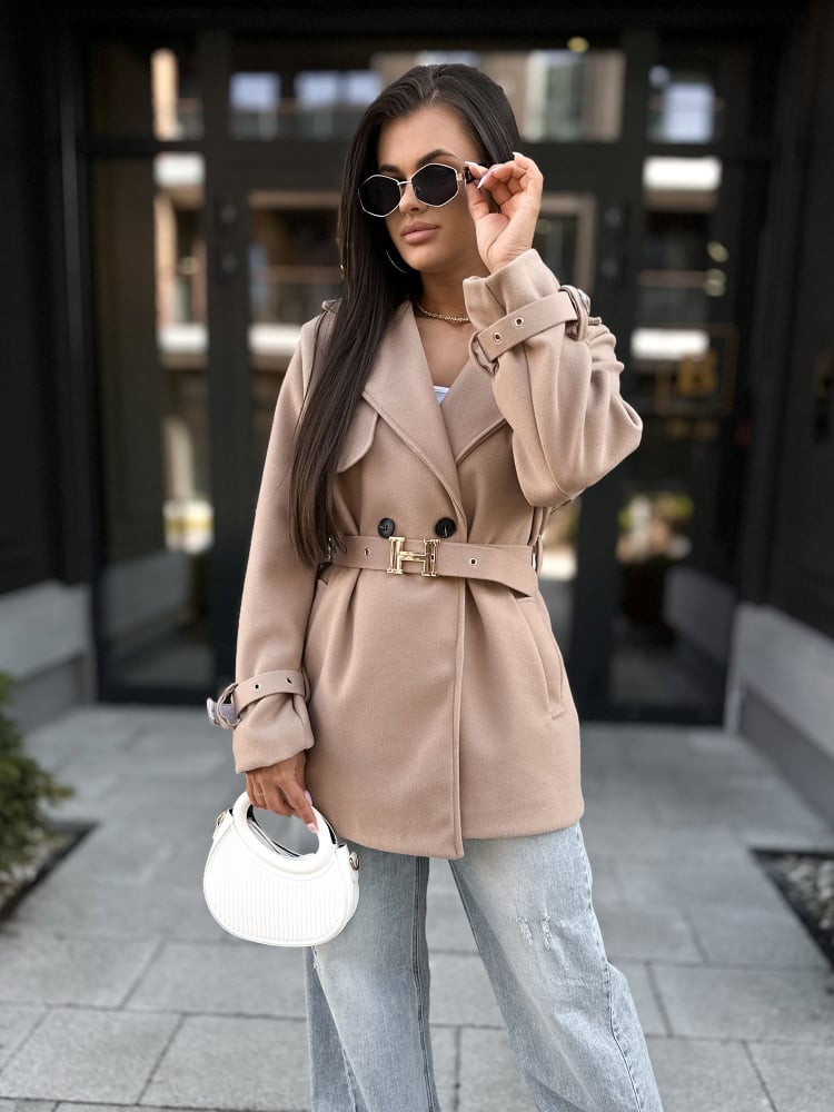 PŁASZCZ LANCASTER BEŻOWY