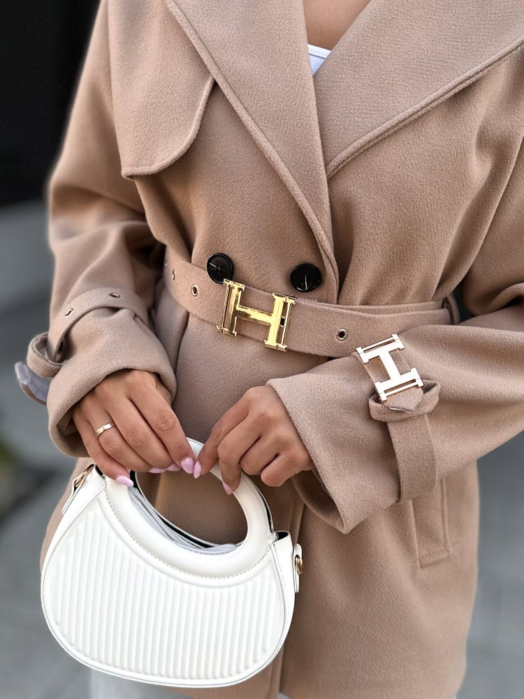 PŁASZCZ LANCASTER BEŻOWY