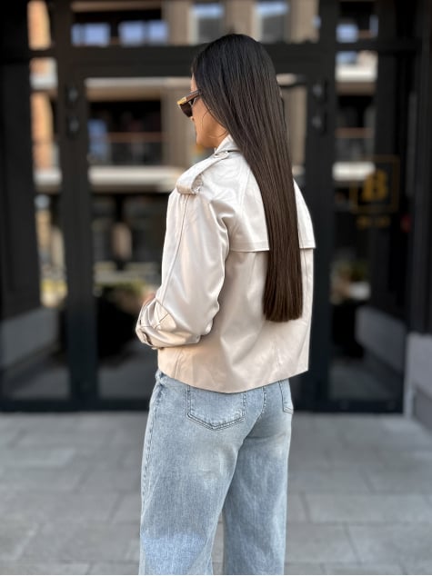 PŁASZCZ TRENCZ DELAWARE BEŻOWY