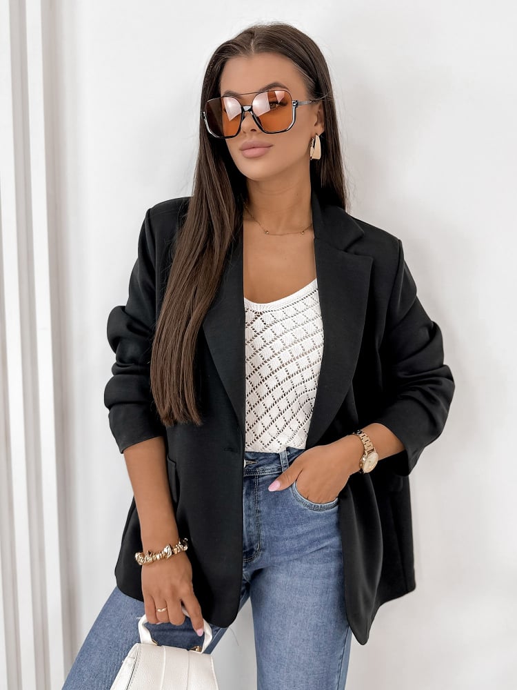 ŻAKIET TOLEDO CZARNY