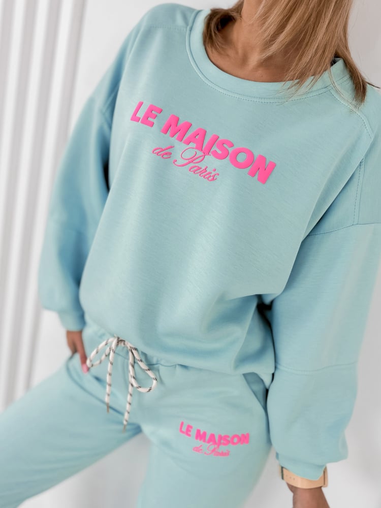 KOMPLET DRESOWY INDIGO BŁĘKITNY