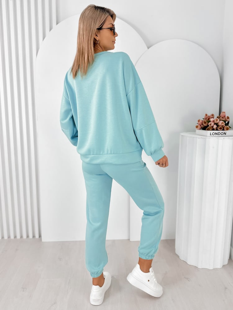 KOMPLET DRESOWY INDIGO BŁĘKITNY