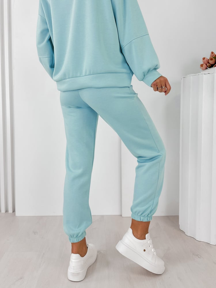 KOMPLET DRESOWY INDIGO BŁĘKITNY